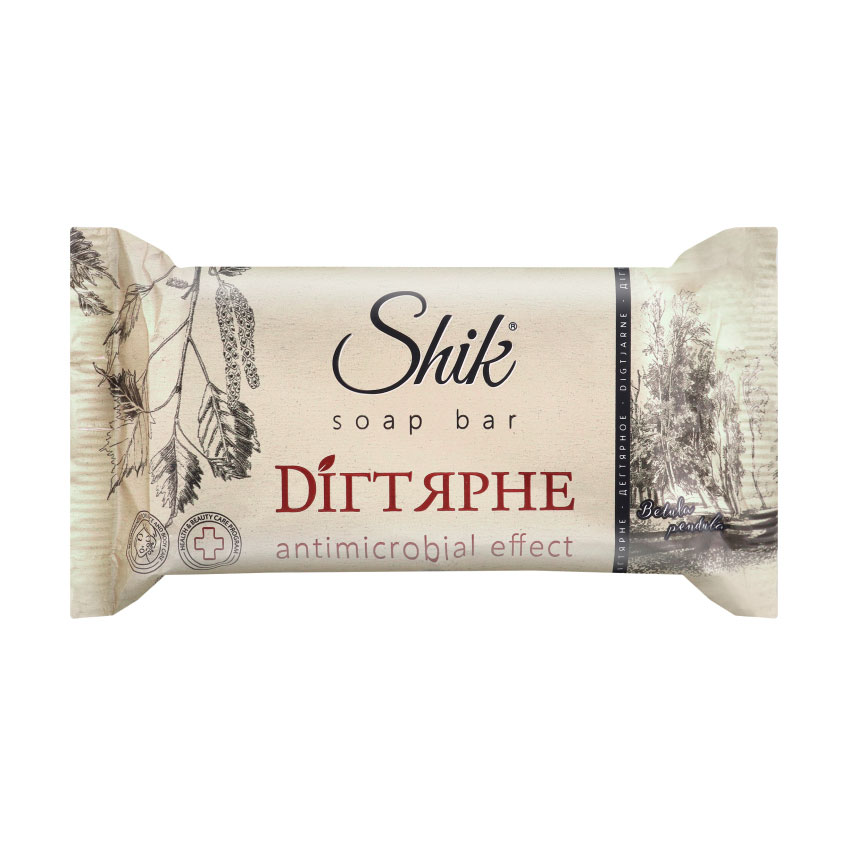 Тверде мило Shik Дігтярне, 140 г